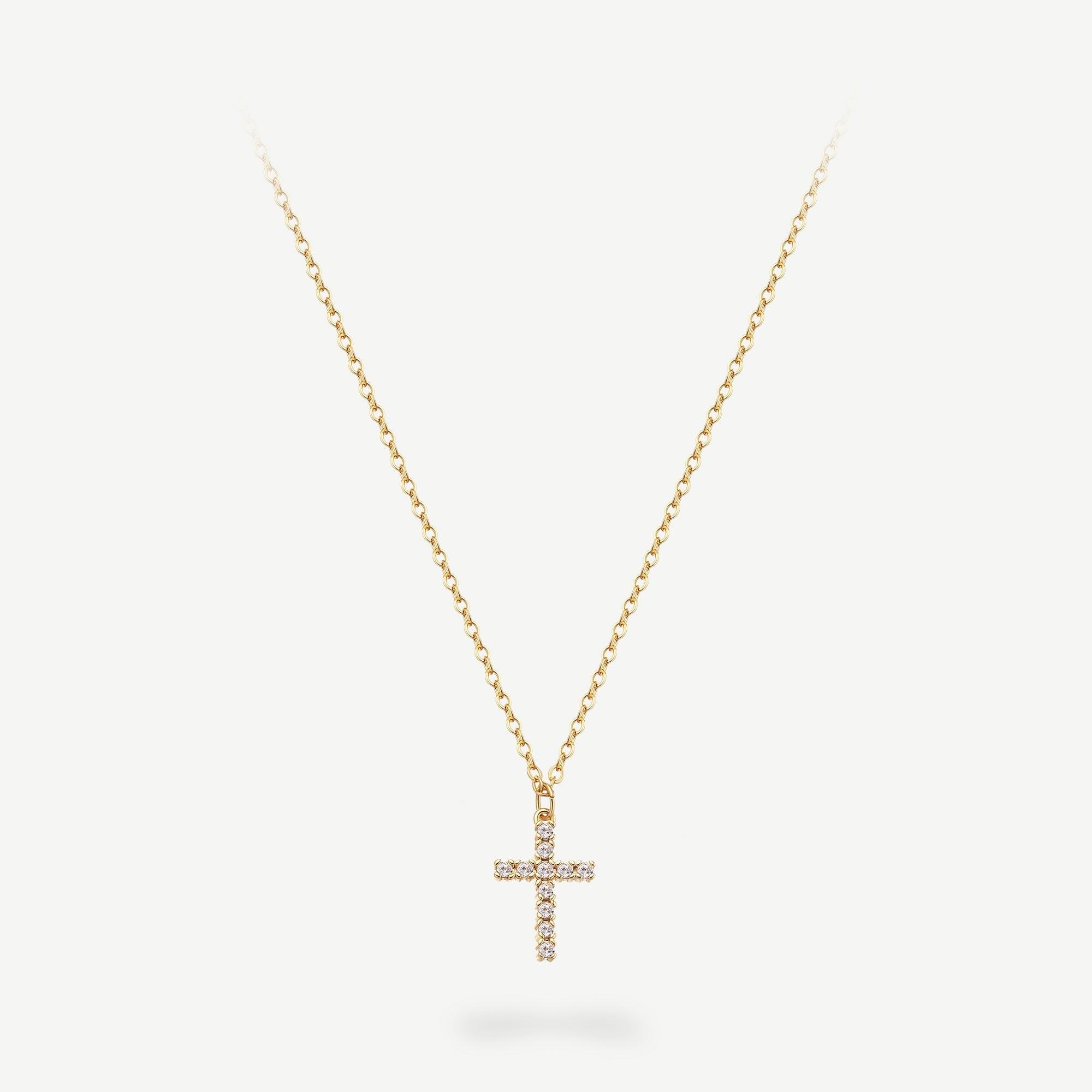 Radiant Faith Cross Necklace - Lamb's Light