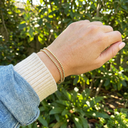 3mm Ball Bead Bracelet