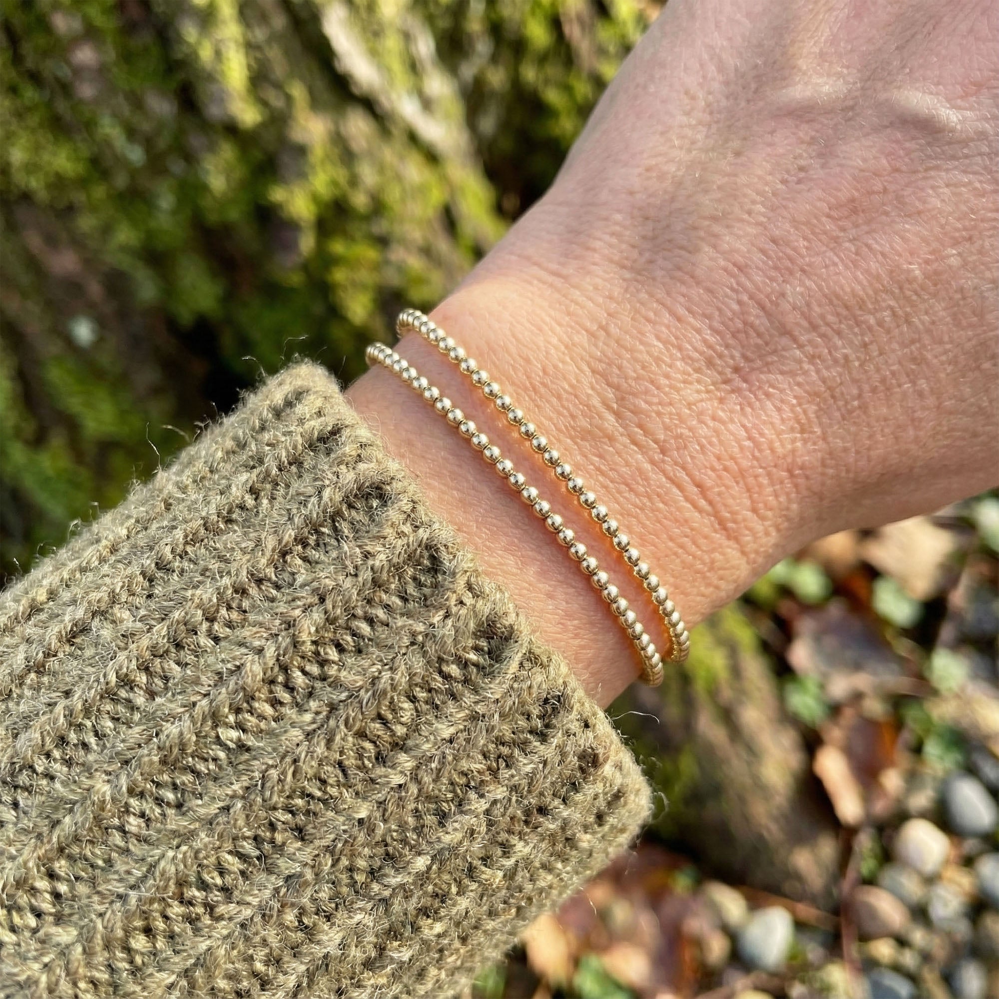 3mm Ball Bead Bracelet