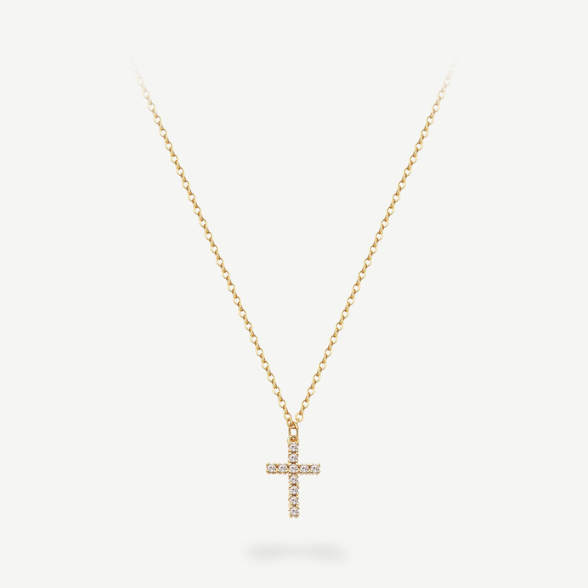 Radiant Cross Necklace