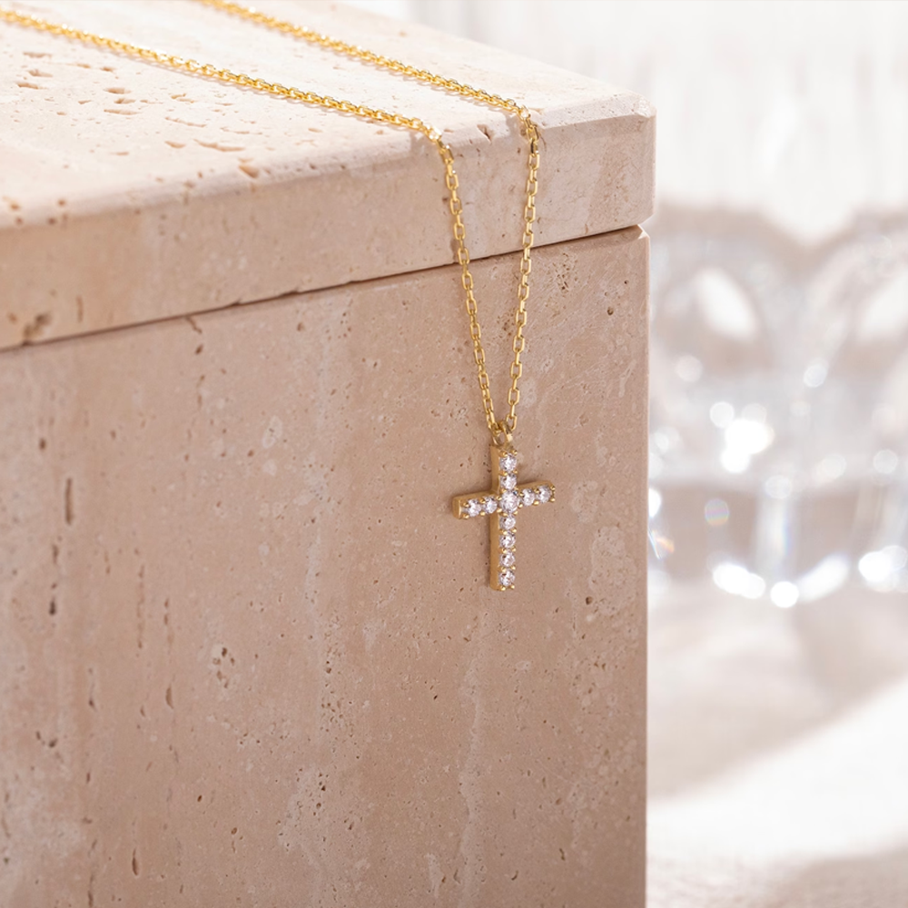 Radiant Faith Cross Necklace