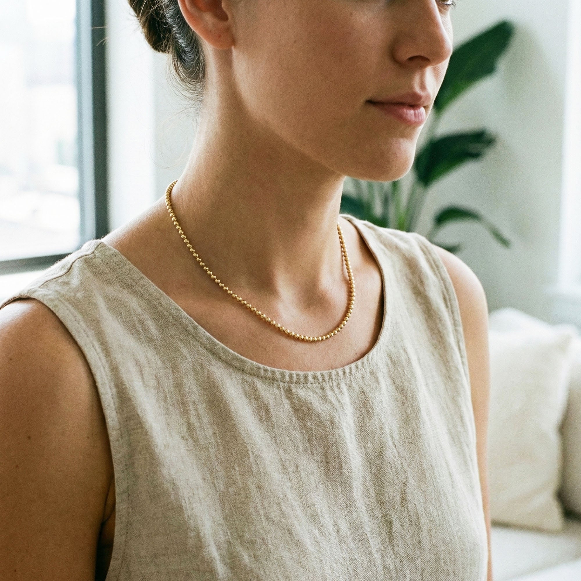 5mm Ball Bead Necklace