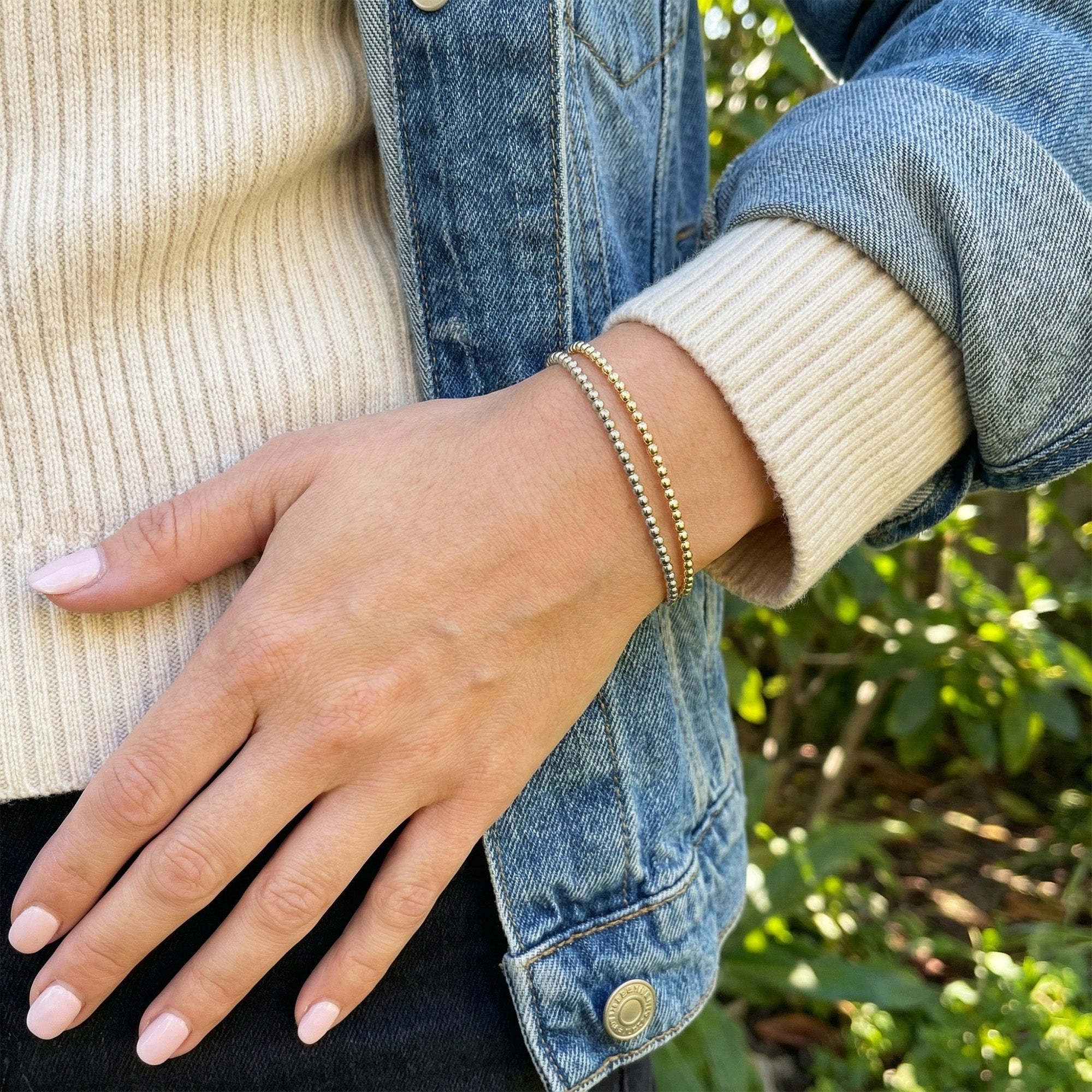 3mm Ball Bead Bracelet